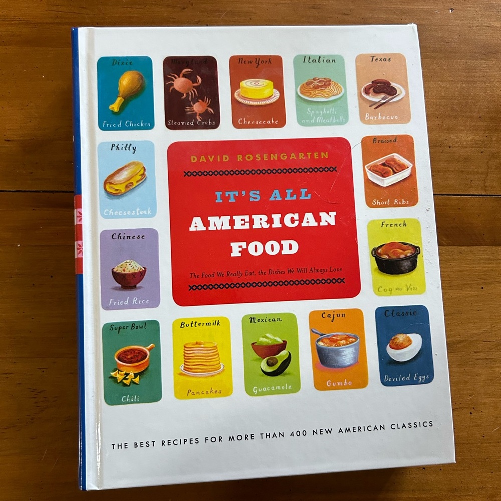 Cookbook It’s All American Food by David Rosengarten